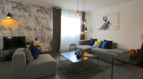 Programme immobilier neuf Les carrés du môle - Saint-Jean-de-Tholome : Résidence T4 avec cadre naturel et confort optimisé proche des commodités (74250) - Référence : 6949