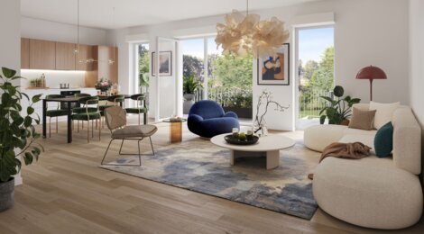 Programme immobilier neuf LES 3 MOULINS - Saint-Julien-en-Genevois logements neufs à deux pas de Genève (74160) - Référence : 17024