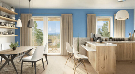 Programme immobilier neuf NATUREA - Saint-Just : Résidence T2–T4 avec cadre résidentiel et confort optimisé proche des commodités (01250) - Référence : 7151