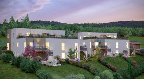 Programme immobilier neuf Les carrés d'Eugène - Saint-Ours proche d’Aix-les-Bains (73410) - Référence : 8130