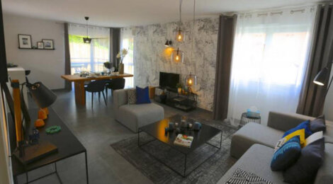 Programme immobilier neuf LES CARRÉS DE FRANCISQUE - Sallenôves : Résidence T4 avec cadre naturel et confort moderne proche des commodités (74270) - Référence : 4934