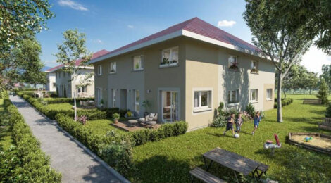 Programme immobilier neuf LES CARRÉS DE FRANCISQUE - Sallenôves : Résidence T4 avec cadre naturel et confort moderne proche des commodités (74270) - Référence : 4934