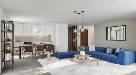Programme immobilier neuf RiveSud - Sciez : logements neufs T2–T5 entre lac Léman, Port et commerces locaux (74140) - Référence : 15715