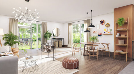 Programme immobilier neuf Les Claires Demeures - Scionzier logements neufs entre ville et montagne (74950) - Référence : 17699