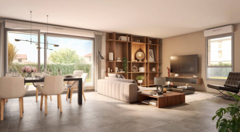 Programme immobilier neuf GREEN COTTAGE - Scionzier : logements neufs T2–T3 entre Chamonix, Genève et centre-ville (74950) - Référence : 9148