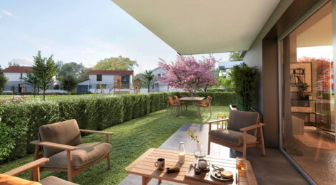 Programme immobilier neuf GREEN COTTAGE - Scionzier : logements neufs T2–T3 entre Chamonix, Genève et centre-ville (74950) - Référence : 9148