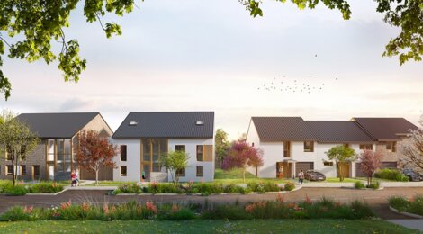 Programme immobilier neuf OSMOSE - Sergy : logements neufs sécurisés et verdoyants proche des transports (01630) - Référence : 14285