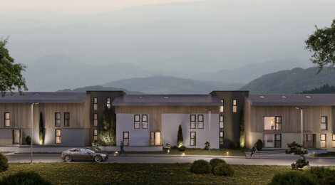 Programme immobilier neuf Ô THÔNES - Thônes : Résidence studio–T3 avec cadre montagnard et confort optimisé proche des commodités (74230) - Référence : 6590