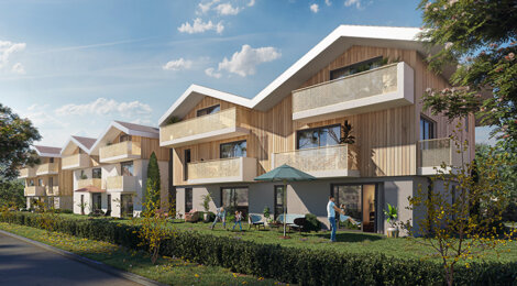 Programme immobilier neuf Ô THÔNES - Thônes : Résidence studio–T3 avec cadre montagnard et confort optimisé proche des commodités (74230) - Référence : 6590