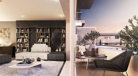 Programme immobilier neuf Dessaix - Thonon-les-Bains appartements neufs avec jardin arboré (74200) - Référence : 17687