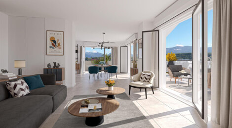 Programme immobilier neuf Le Bel Air - Thonon-les-Bains  centre-ville et panoramas alpins (74200) - Référence : 16188