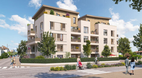 Programme immobilier neuf Le Bel Air - Thonon-les-Bains  centre-ville et panoramas alpins (74200) - Référence : 16188