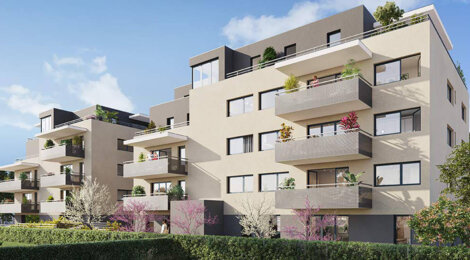 Programme immobilier neuf LES PAVILLONS D'ADELE - Thonon-les-Bains : logements neufs lumineux et sécurisés en quartier Grangette (74200) - Référence : 14900