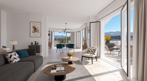 Programme immobilier neuf XIII Concise - Thonon-les-Bains : logements neufs sécurisés et verdoyants proche des commodités (74200) - Référence : 15390