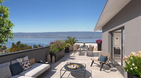 Programme immobilier neuf XIII Concise - Thonon-les-Bains : logements neufs sécurisés et verdoyants proche des commodités (74200) - Référence : 15390