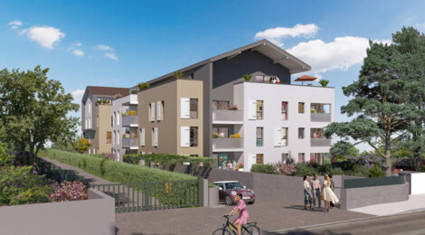 Programme immobilier neuf XIII Concise - Thonon-les-Bains : logements neufs sécurisés et verdoyants proche des commodités (74200) - Référence : 15390