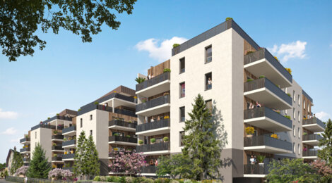 Programme immobilier neuf Le Belvédère du Léman - Thonon-les-Bains : logements neufs sécurisés et verdoyants proche du lac (74200) - Référence : 14953