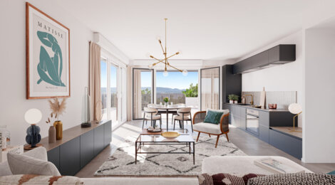 Programme immobilier neuf Le Belvédère du Léman - Thonon-les-Bains : logements neufs sécurisés et verdoyants proche du lac (74200) - Référence : 14953