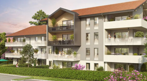 Programme immobilier neuf MELLONIA - Thonon-les-Bains résidence contemporaine entre lac et montagnes (74200) - Référence : 18271