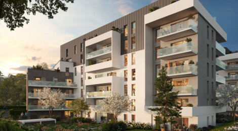 Programme immobilier neuf Les Jardins du Lac - Thonon-les-Bains : Résidence studio–T6 avec cadre moderne et confort optimisé proche des commodités (74200) - Référence : 14394