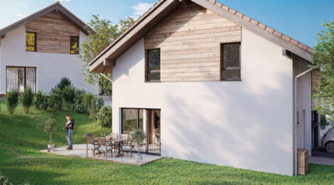 Programme immobilier neuf Les villas Eloquence - Vallières-sur-Fier à quelques minutes de Rumilly (74150) - Référence : 12639