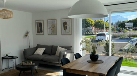 Programme immobilier neuf Domaine des oiseaux - Vallières-sur-Fier cadre naturel maisons neuves proches Annecy (74150) - Référence : 17128