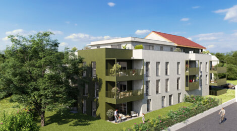Programme immobilier neuf Via Verde - Vétraz-Monthoux : logements neufs près d’Annemasse, luminosité et espaces extérieurs (74100) - Référence : 15624