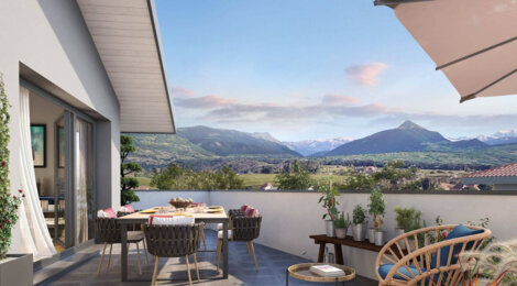 Programme immobilier neuf Montézia - Vétraz-Monthoux panorama Mont Salève proche Genève (74100) - Référence : 16220