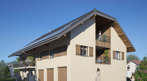 Programme immobilier neuf L’ECRIN DE VILLAZ - Villaz réhabilitation face au Parmelan (74370) - Référence : 9137