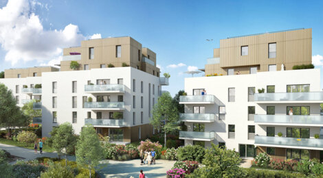 Programme immobilier neuf Origami - Viry : Résidence T2–T5 avec cadre montagnard et confort optimisé proche des espaces naturels (74580) - Référence : 5992