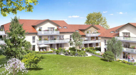 Programme immobilier neuf LES 2 CEDRES - Vulbens : Résidence T2–T4 avec luminosité naturelle et espaces extérieurs en centre-ville (74520) - Référence : 3227