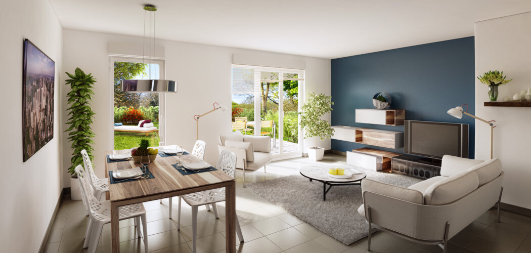 Programme immobilier neuf PLURIELLES - La Biolle : Résidence T3–T5 avec jardins et prestations haut de gamme proche d’Aix-Les-Bains (73410) - Référence : 630
