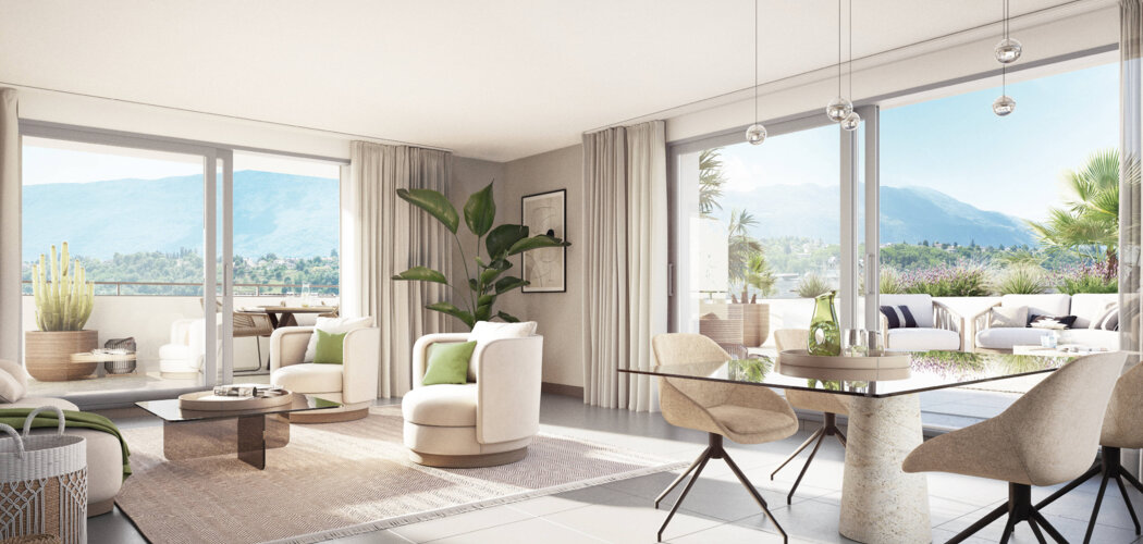 Programme immobilier neuf VILLA ALBA - Aix-les-Bains entre lac et renouveau urbain (73100) - Référence : 16109