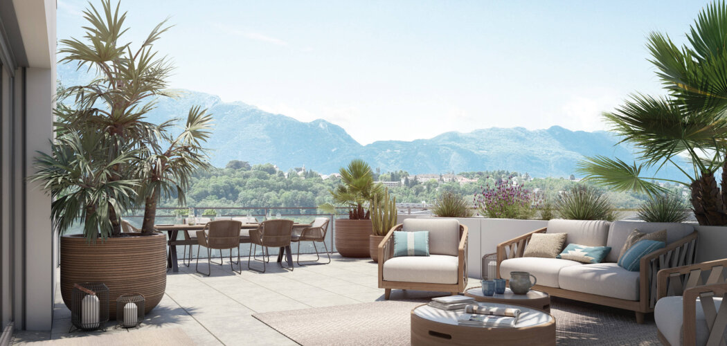 Programme immobilier neuf VILLA ALBA - Aix-les-Bains entre lac et renouveau urbain (73100) - Référence : 16109