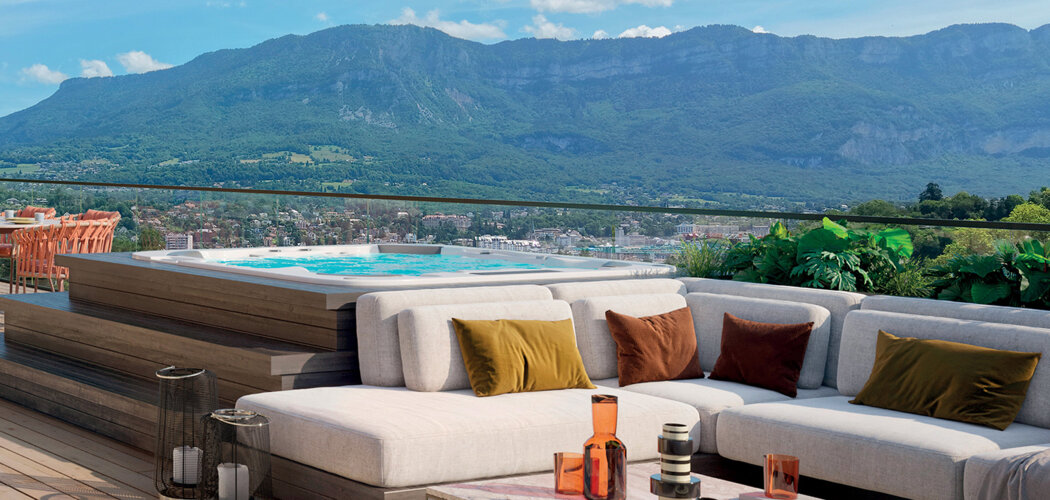 Programme immobilier neuf Les Terrasses du Port - Aix-les-Bains logements du 2 au 5 pièces proches Petit Port (73100) - Référence : 17793