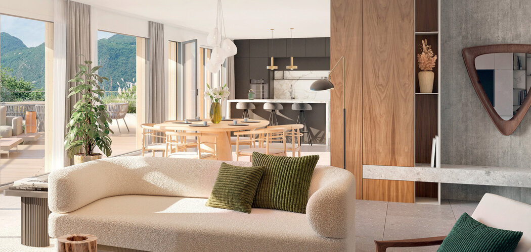 Programme immobilier neuf Les Terrasses du Port - Aix-les-Bains logements du 2 au 5 pièces proches Petit Port (73100) - Référence : 17793
