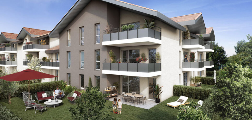 Programme immobilier neuf Le Chant des Collines - Allinges résidences au-dessus du lac Léman (74200) - Référence : 16177