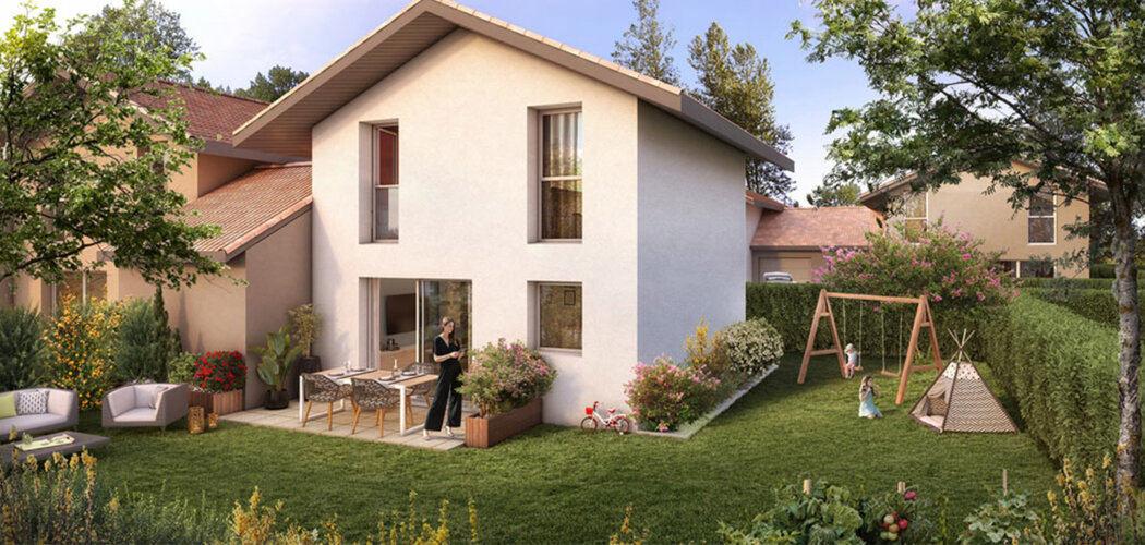 Programme immobilier neuf Le Chant des Collines - Allinges résidences au-dessus du lac Léman (74200) - Référence : 16177