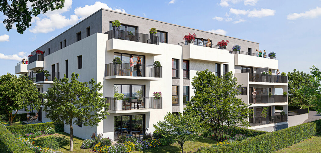 Programme immobilier neuf Côté Helvétie - Ambilly  à deux pas du tramway vers Genève (74100) - Référence : 16234