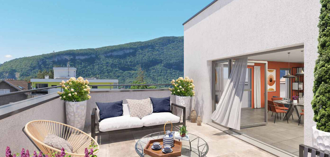 Programme immobilier neuf Coeur Ambilly - Ambilly : logements neufs sécurisés et verdoyants proche des transports (74100) - Référence : 15014