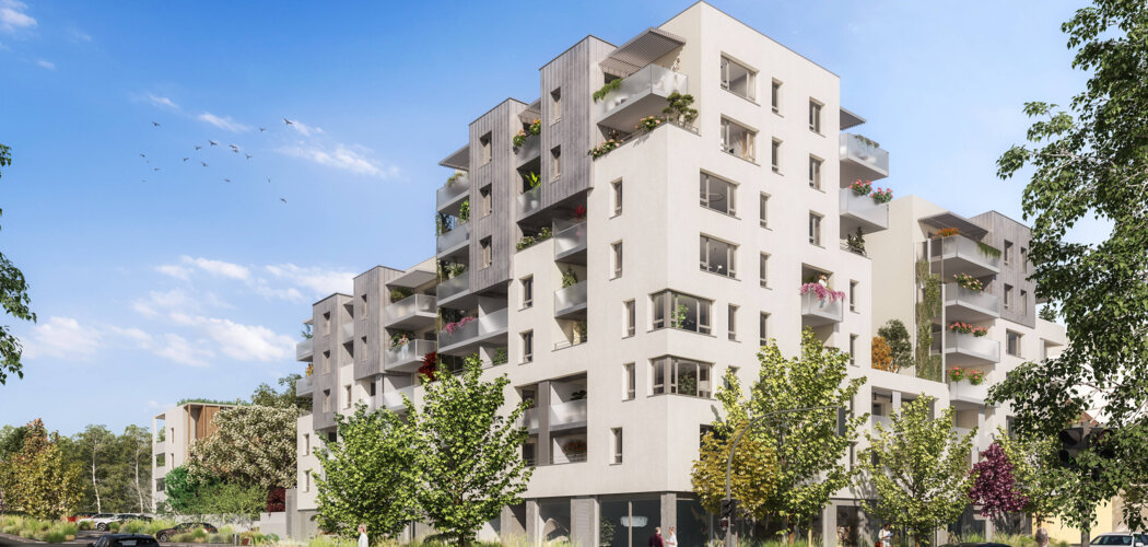 Programme immobilier neuf PASSAGE DE FLORE / Annecy - Annecy : logements neufs sécurisés et verdoyants proche des commodités (74000) - Référence : 15436