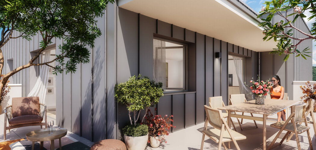Programme immobilier neuf PASSAGE DE FLORE / Annecy - Annecy : logements neufs sécurisés et verdoyants proche des commodités (74000) - Référence : 15436