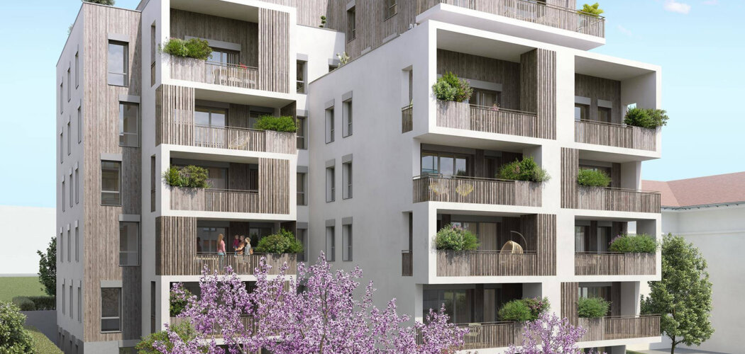 Programme immobilier neuf ESQUISSE - Annecy : logements neufs sécurisés et verdoyants proche des services (74000) - Référence : 8144