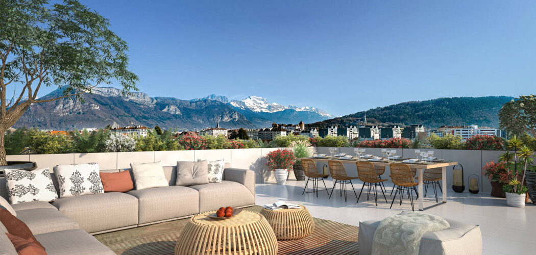 Programme immobilier neuf VERTUOSE - Annecy : Résidence T2–T5 avec cadre naturel et confort optimisé proche des commodités (74000) - Référence : 14676