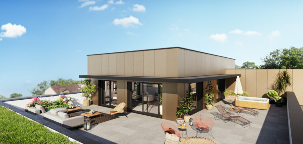 Programme immobilier neuf Allure - Annemasse : logements neufs T2–T4 et maison sur toit près du parc de Montessuit (74100) - Référence : 17068
