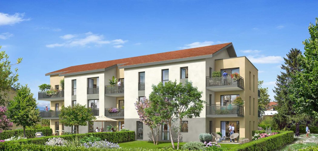 Programme immobilier neuf Opus Verde - Archamps : logements neufs écoresponsables dans un écrin de verdure près de Genève (74160) - Référence : 14826
