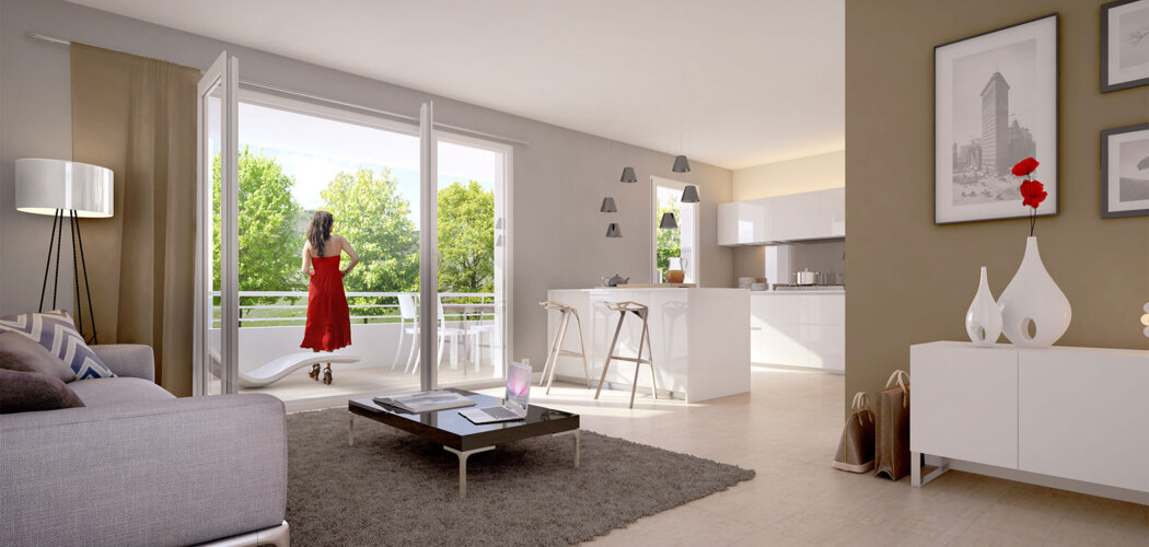 Programme immobilier neuf Opus Verde - Archamps : logements neufs écoresponsables dans un écrin de verdure près de Genève (74160) - Référence : 14826