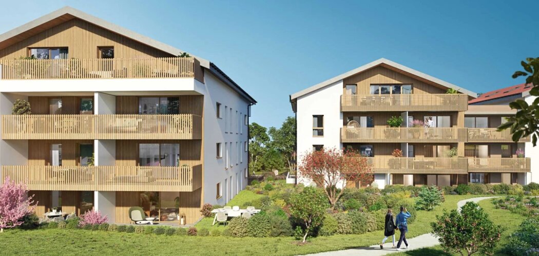 Programme immobilier neuf Saleve Parc 20% - Archamps vue panoramique sur le mont Salève (74160) - Référence : 16037