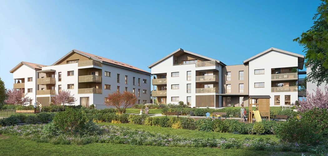Programme immobilier neuf Saleve Parc 20% - Archamps vue panoramique sur le mont Salève (74160) - Référence : 16037