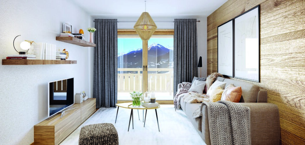 Programme immobilier neuf LE ROC - Avanchers-Valmorel à deux pas des stations de ski (73260) - Référence : 8649